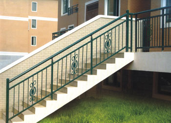 常德市小區住宅樓梯護欄工程案例